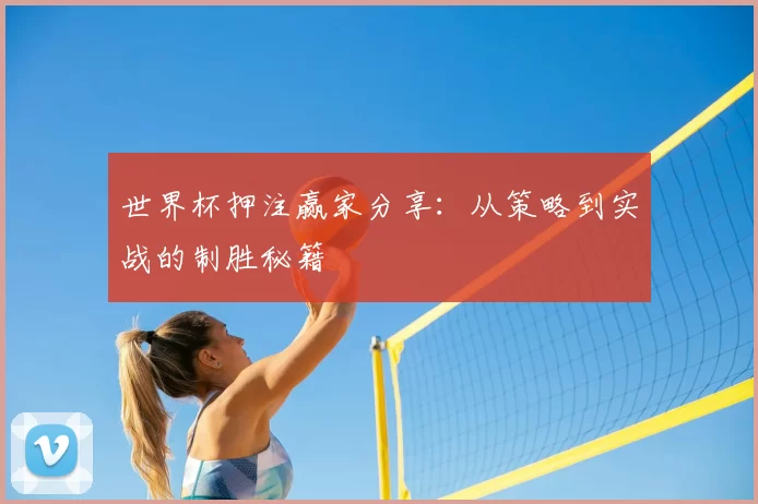 世界杯押注赢家分享:从策略到实战的制胜秘籍
